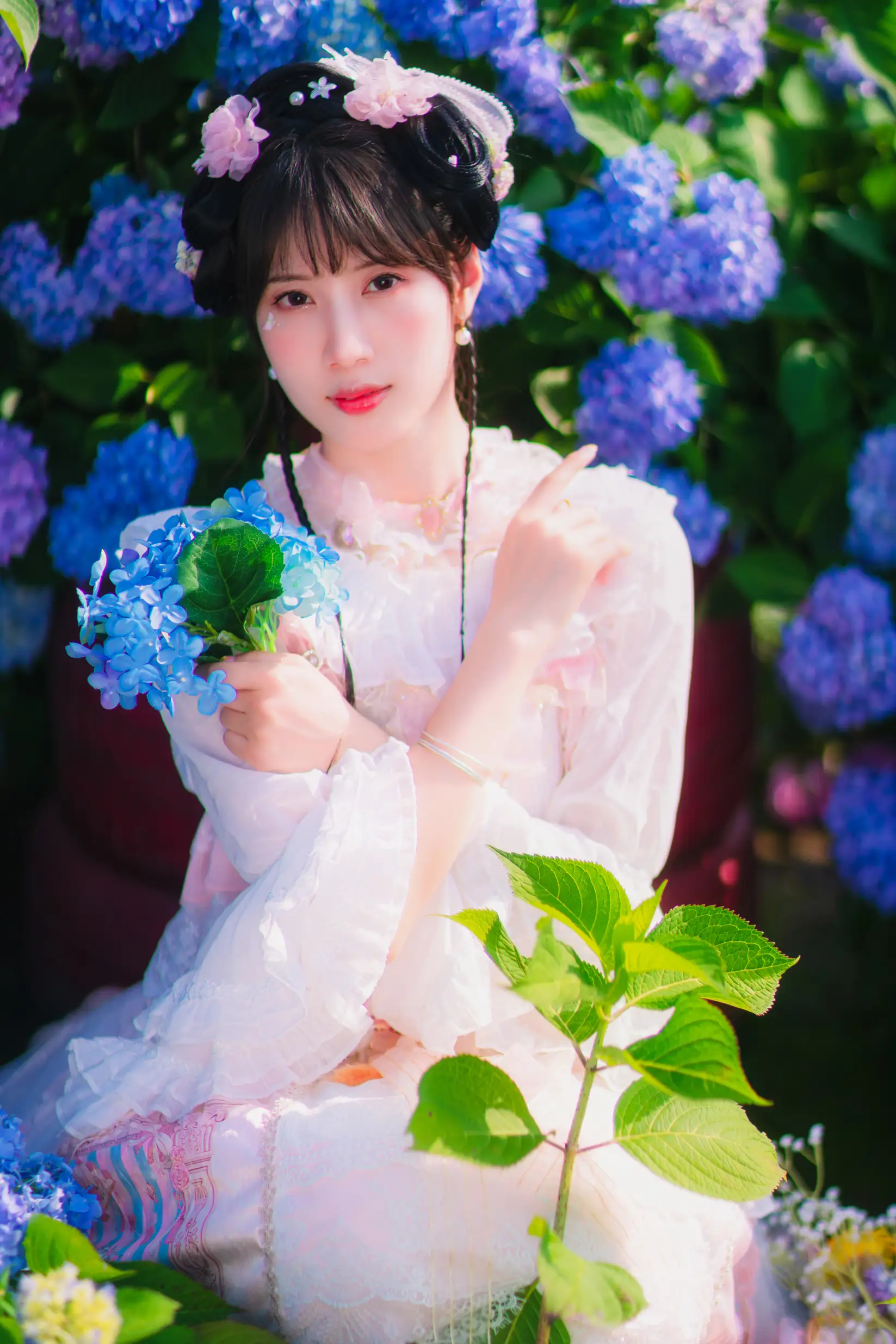 [艺图语] 2022.07.05 Vol.1389 – 映花面 初茶#[36P]-2