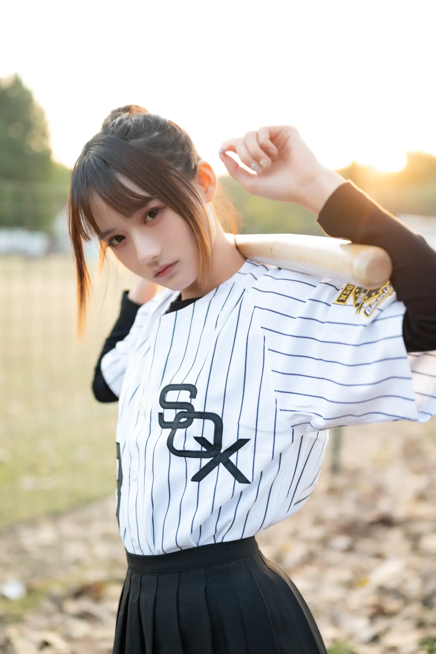 [艺图语] 2022.07.07 Vol.1401 – 棒球少女 兔子Zzz不吃胡萝卜#[37P]-2