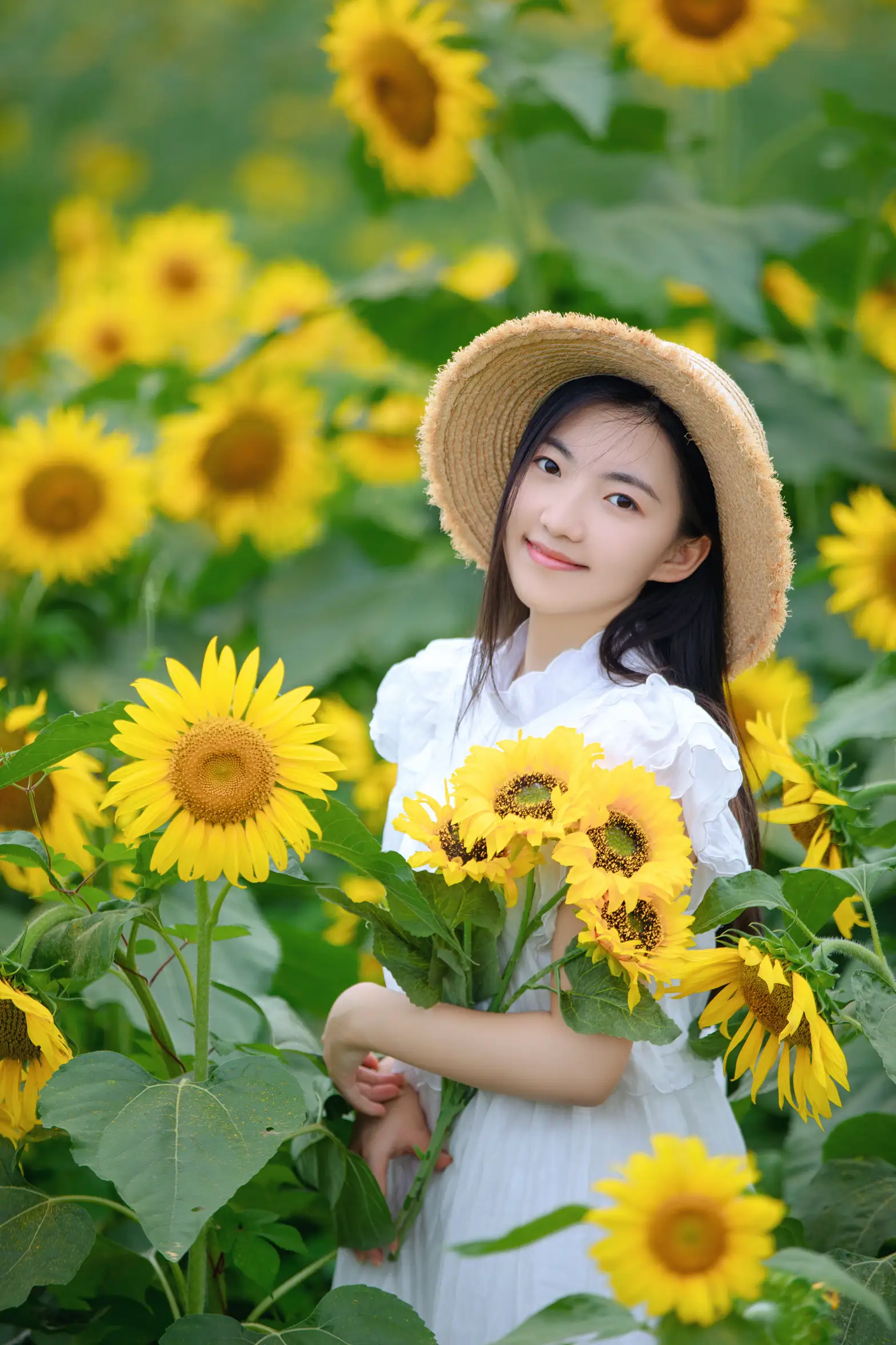 [艺图语] 2022.08.22 Vol.1766 – 向日葵女孩 栗子#[22P]-8