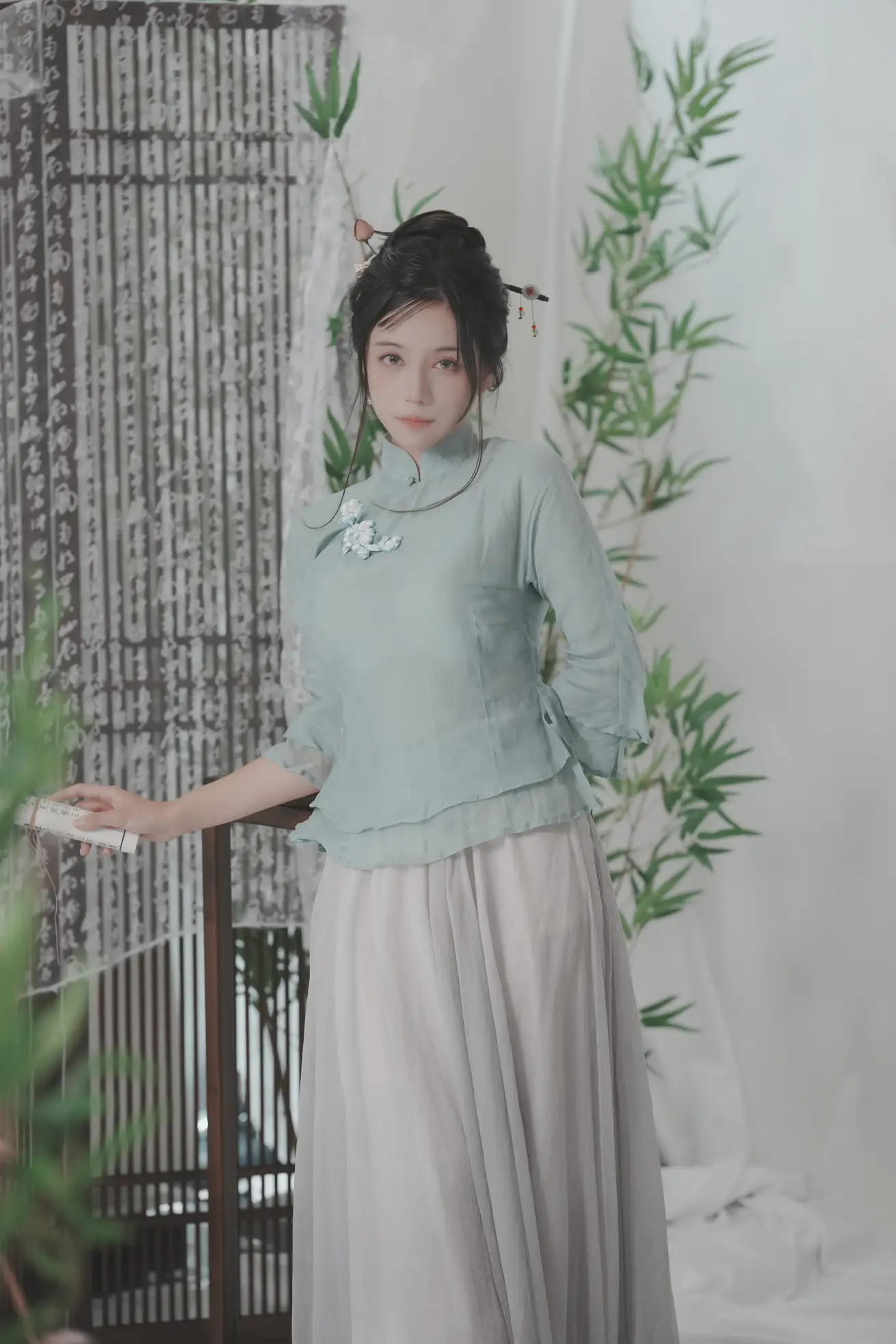 [艺图语] 2022.09.20 Vol.1997 – 清风曳竹影 贰加六[21+1P／69MB#[22P]-10