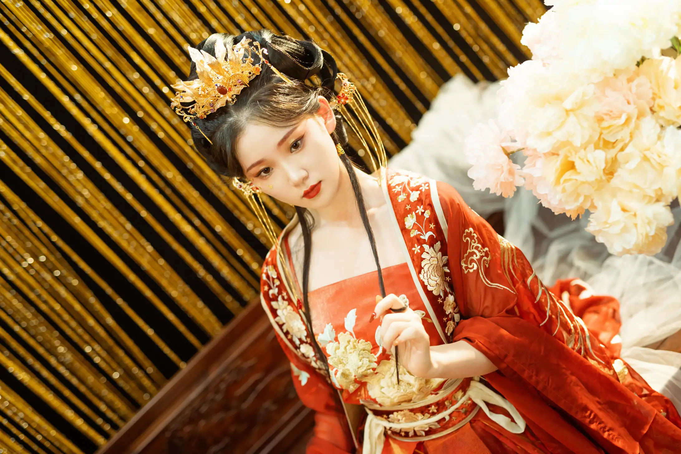 [艺图语] 2022.09.05 Vol.1873 – 红衣娘子 相望回首喵喵喵#[48P]-7