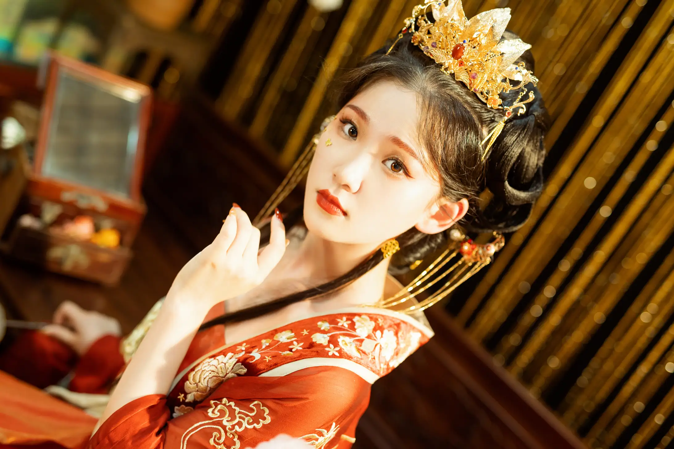 [艺图语] 2022.09.05 Vol.1873 – 红衣娘子 相望回首喵喵喵#[48P]-9