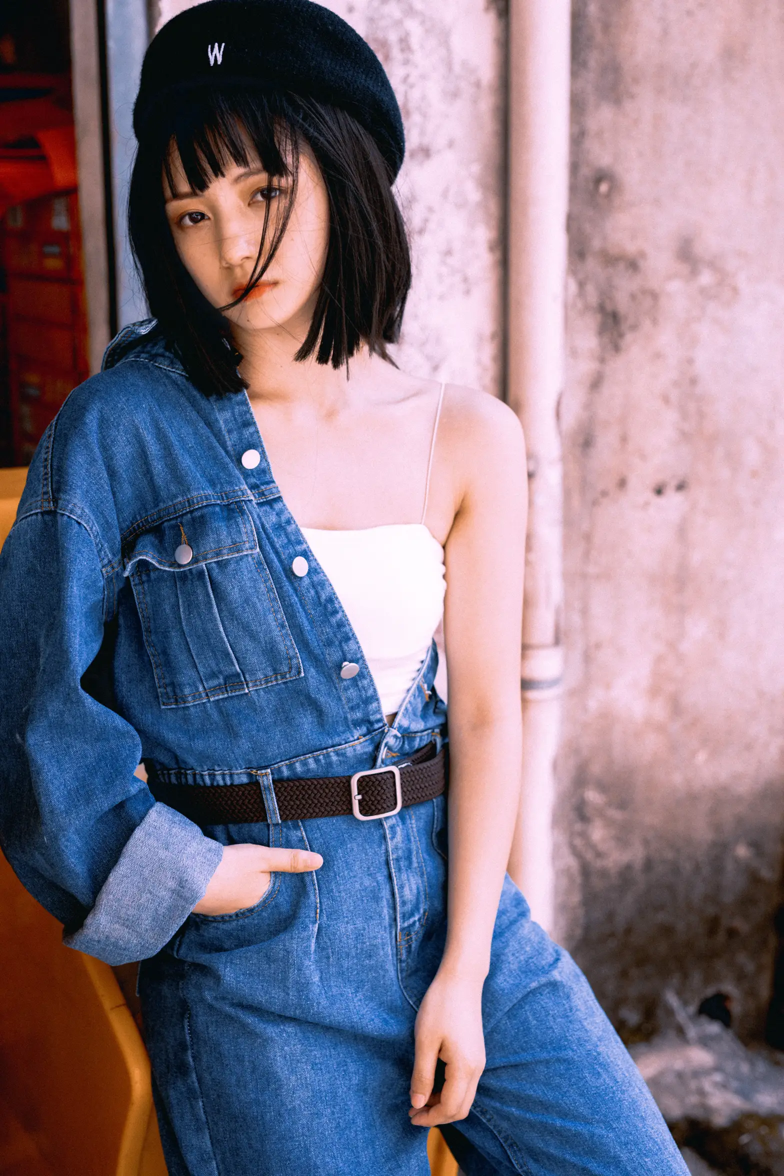 [艺图语] 2021.11.23 Vol.466 – 牛仔街头 黎美汐#[47P]-1