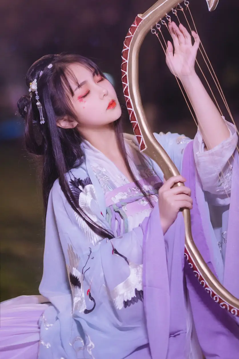 [艺图语] 2022.08.10 Vol.1673 – 夜樱 阡墨红尘#[20P]-5