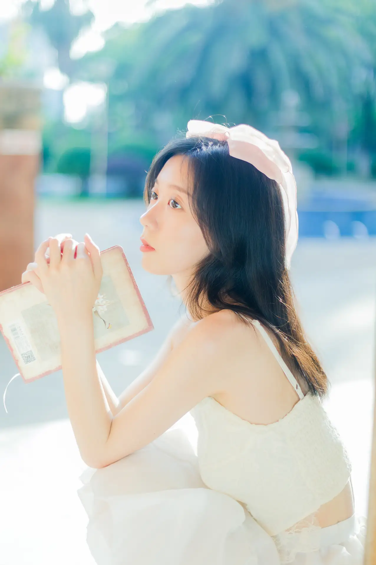 [艺图语] 2022.07.16 Vol.1495 – 午后来信 饲猫少女-#[37P]-2