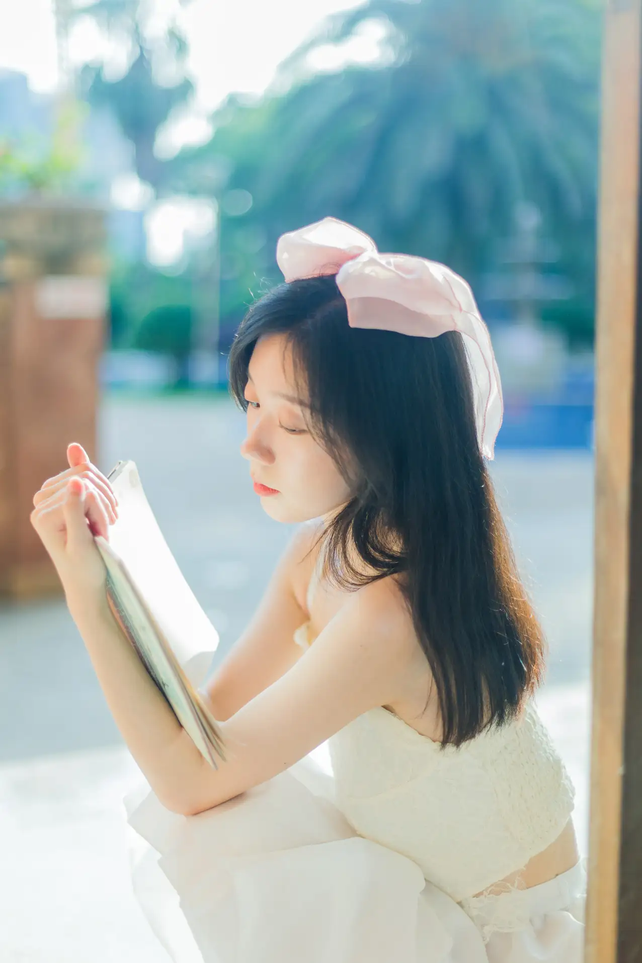 [艺图语] 2022.07.16 Vol.1495 – 午后来信 饲猫少女-#[37P]-6