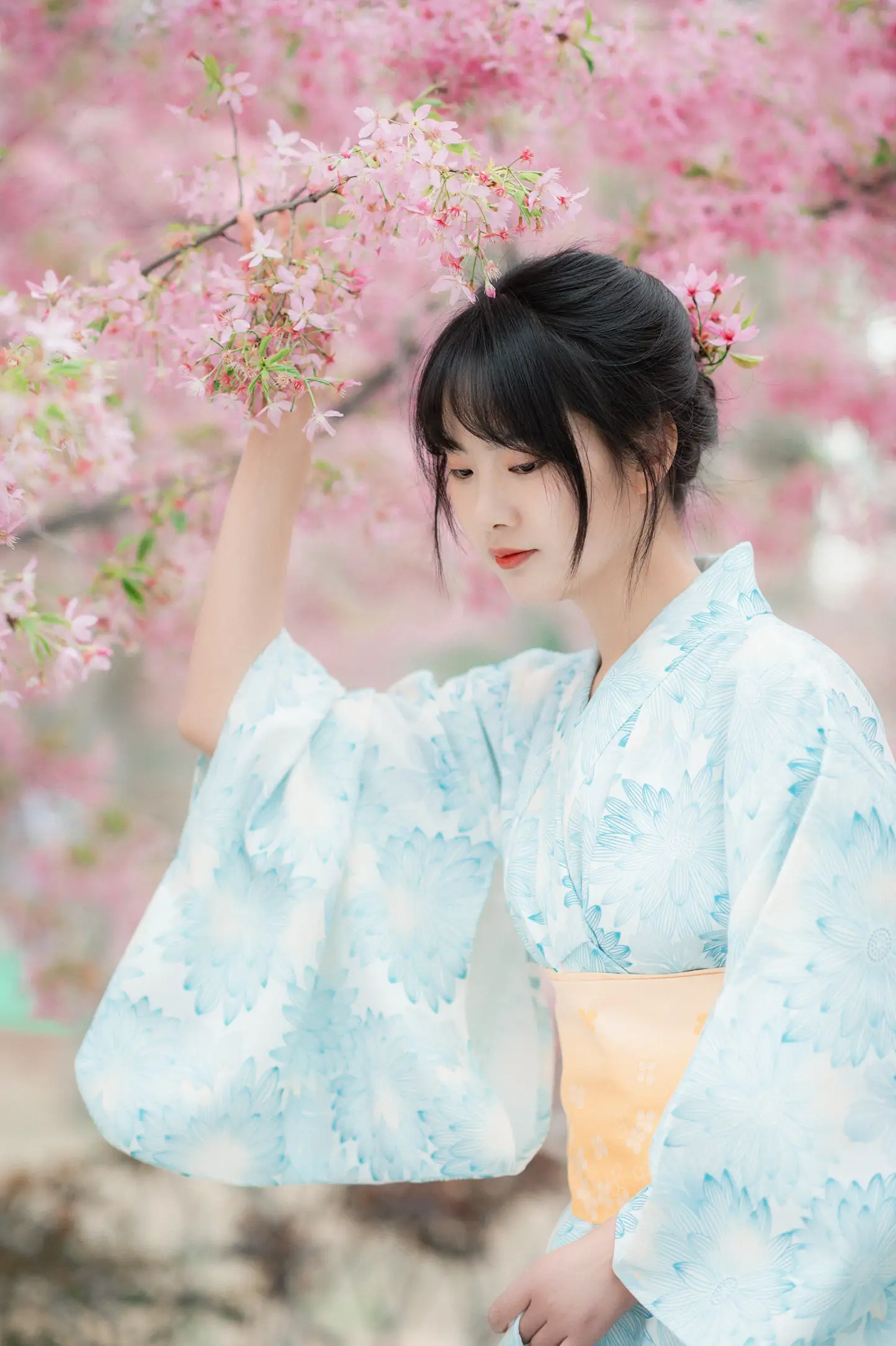 [艺图语] 2022.11.19 Vol.2478 – 樱花树下 爱拍照的梅梅#[23P]-3