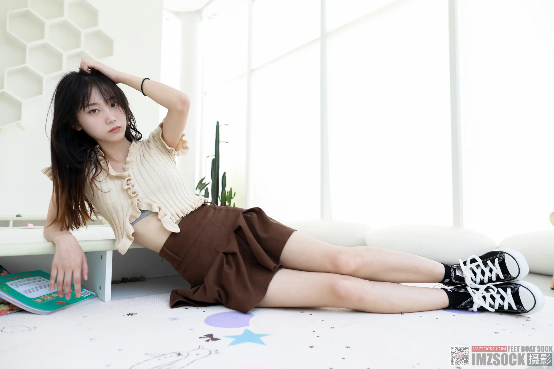 [Mzsock] Love Beauty Foot NO.119 cocoa#[74P]-4