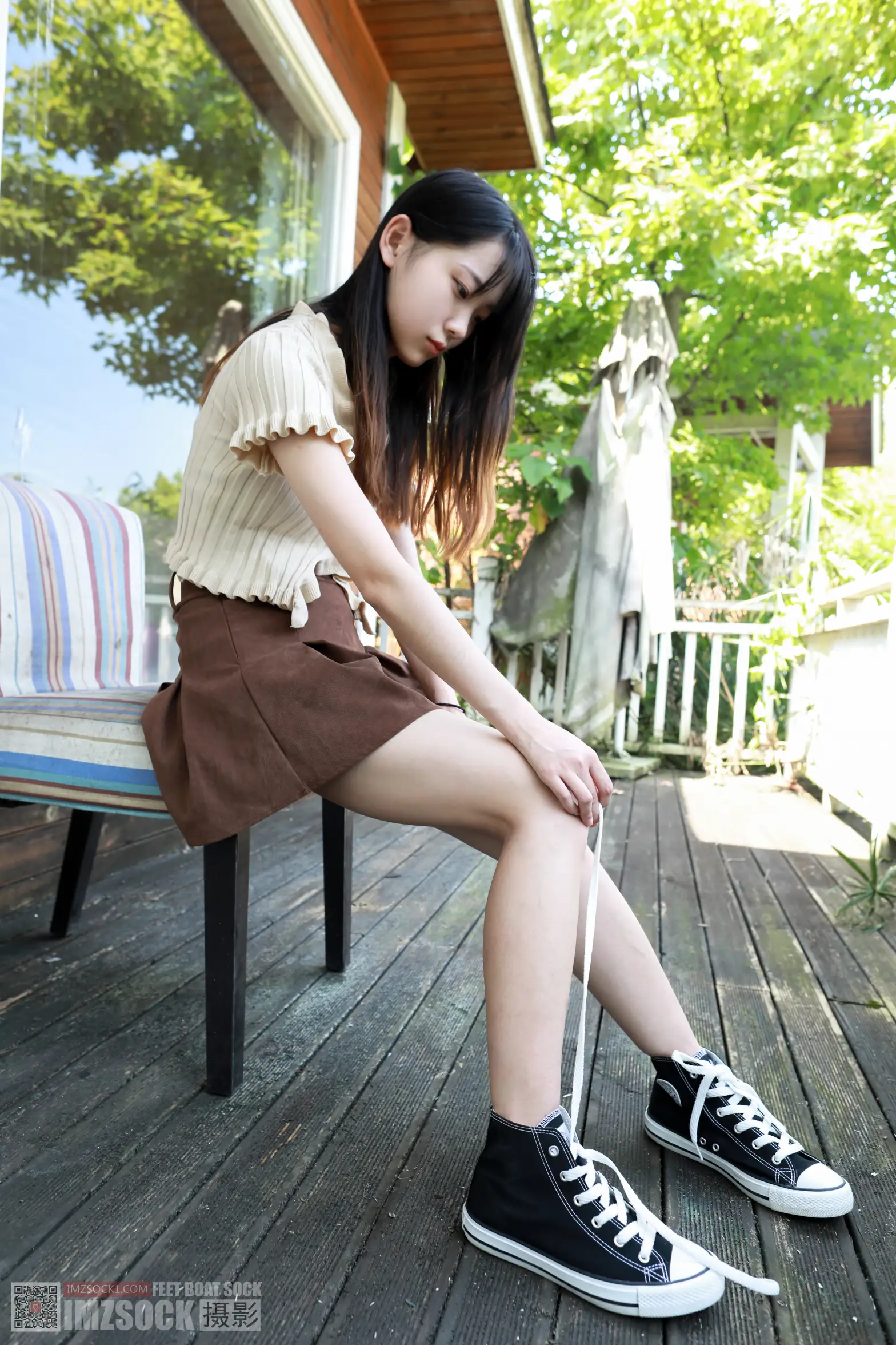 [Mzsock] Love Beauty Foot NO.119 cocoa#[74P]-9