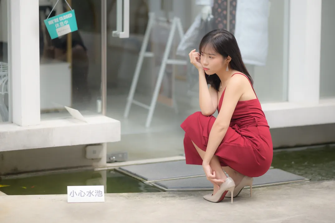 [Mzsock] NO.217 YoYo elegant jumpsuit with high heels street photography#[105P]-6