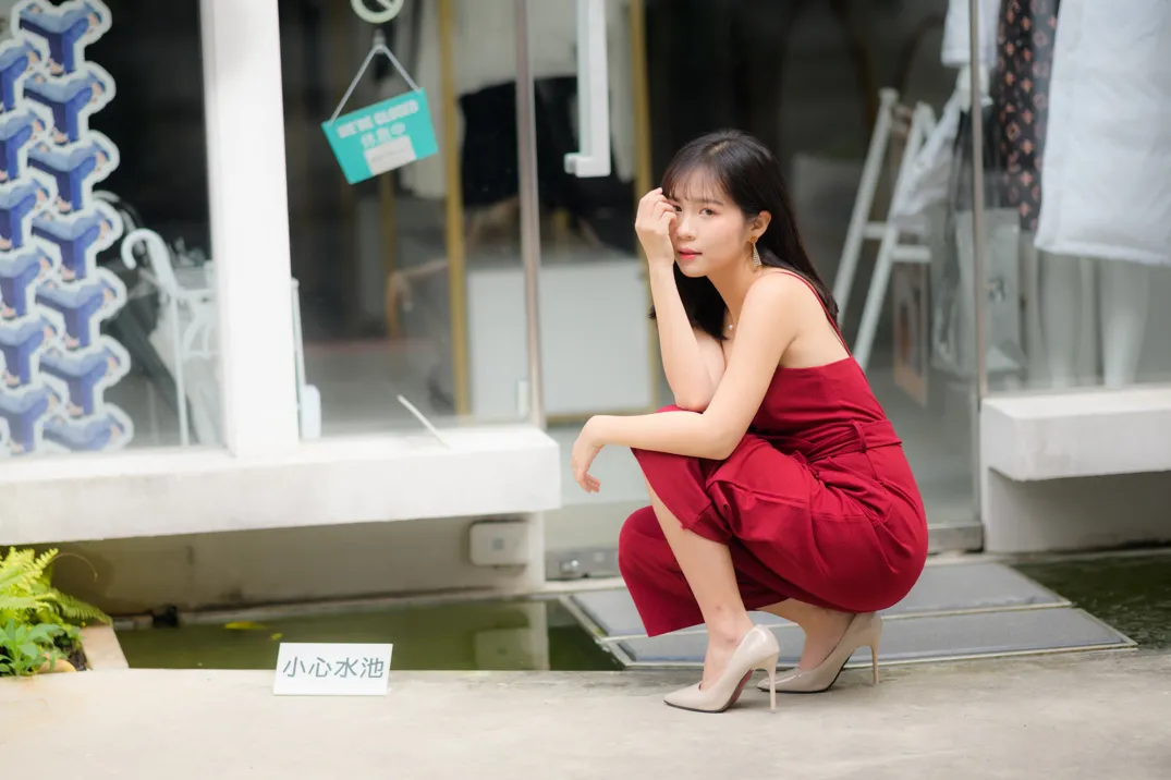 [Mzsock] NO.217 YoYo elegant jumpsuit with high heels street photography#[105P]-9