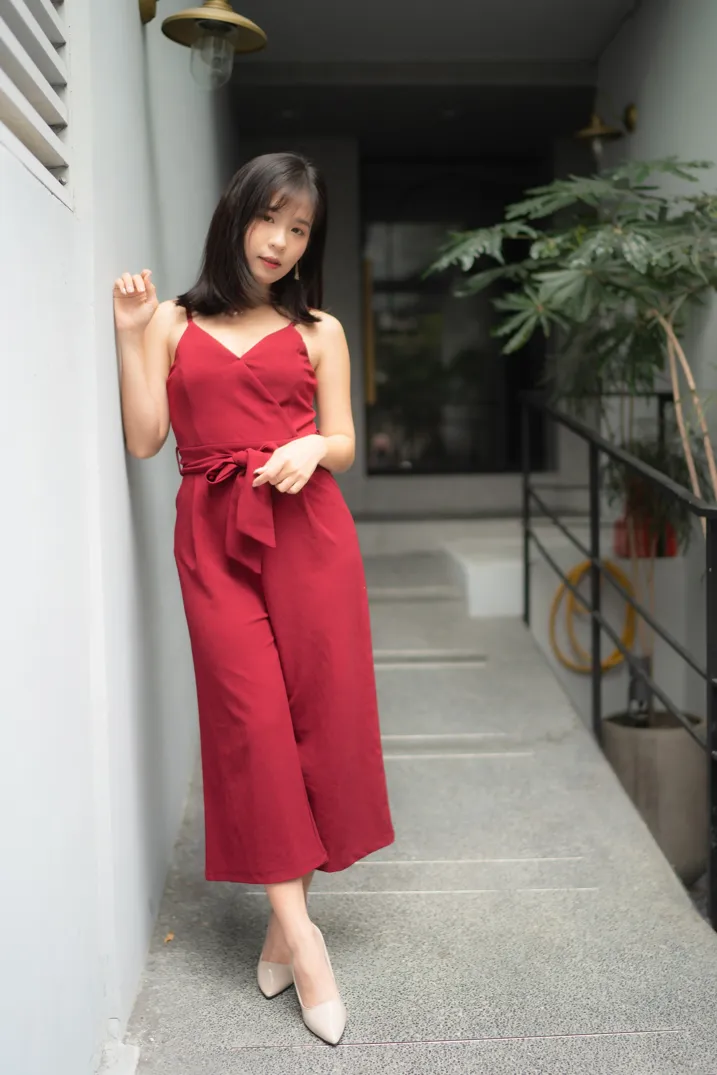 [Mzsock] NO.217 YoYo elegant jumpsuit with high heels street photography#[105P]-3