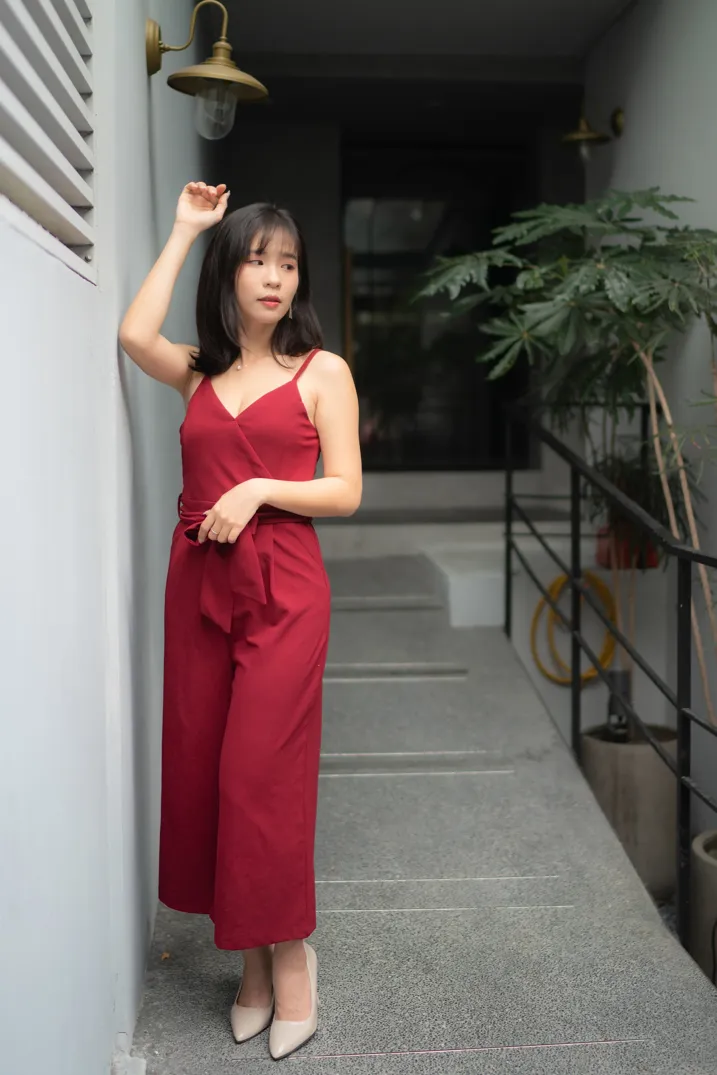 [Mzsock] NO.217 YoYo elegant jumpsuit with high heels street photography#[105P]-1