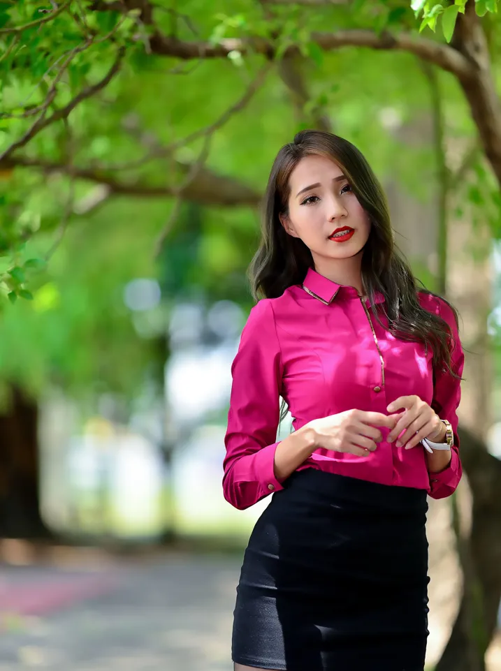 [Mzsock] NO.199 Anita Huang Yunfei OL black silk high heels beautiful legs street photography#[105P]-7