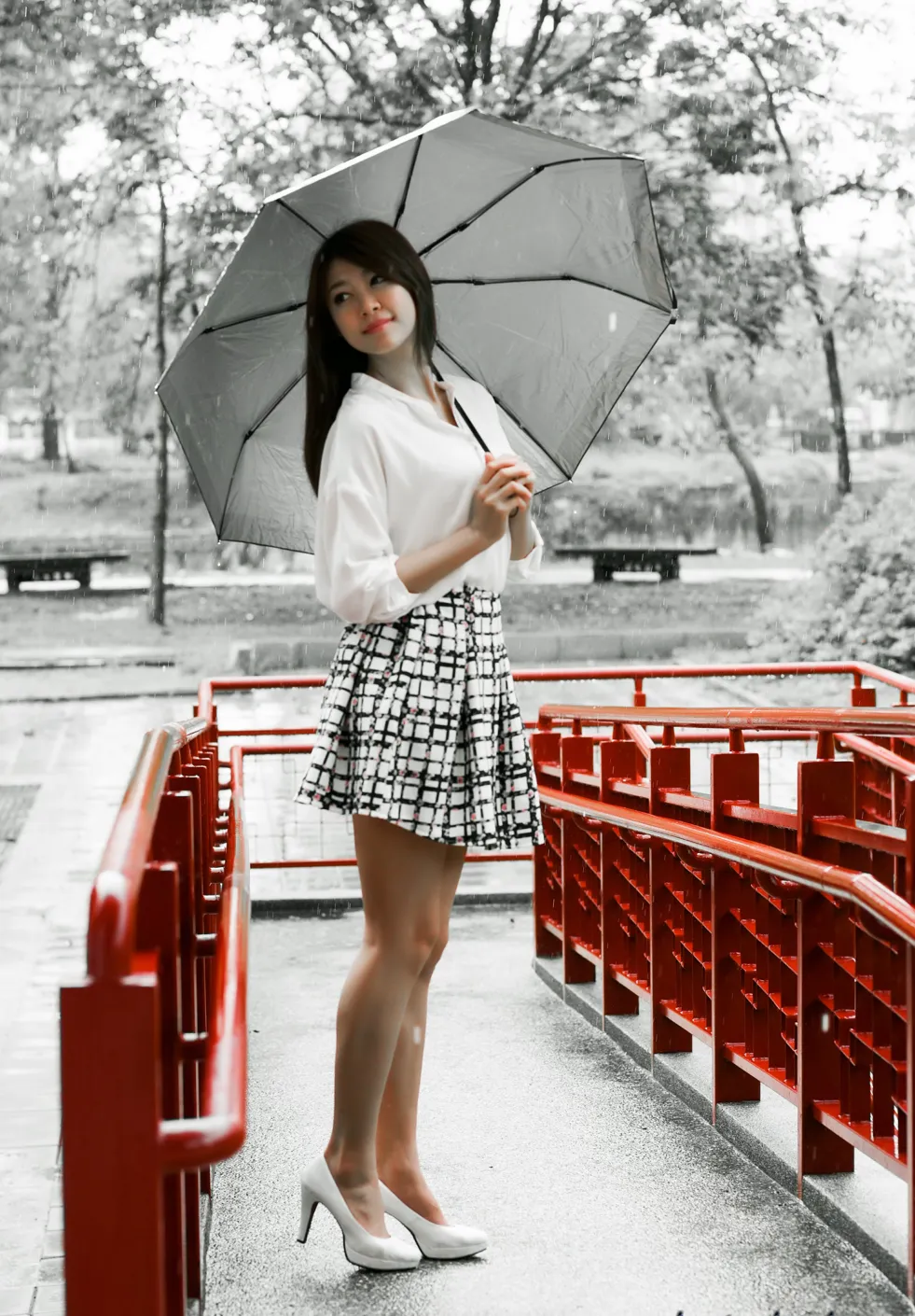 [Mzsock] NO.190 Xiaozi short skirt, high heels and beautiful legs street photography#[55P]-7