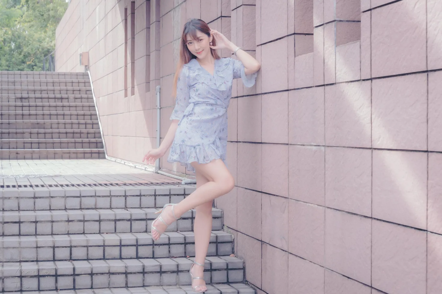 [Mzsock] NO.197 Peng Xuan dress, short skirt, high legs and beautiful legs street photography#[58P]-5