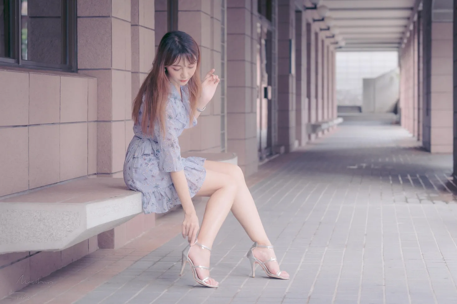 [Mzsock] NO.197 Peng Xuan dress, short skirt, high legs and beautiful legs street photography#[58P]-7