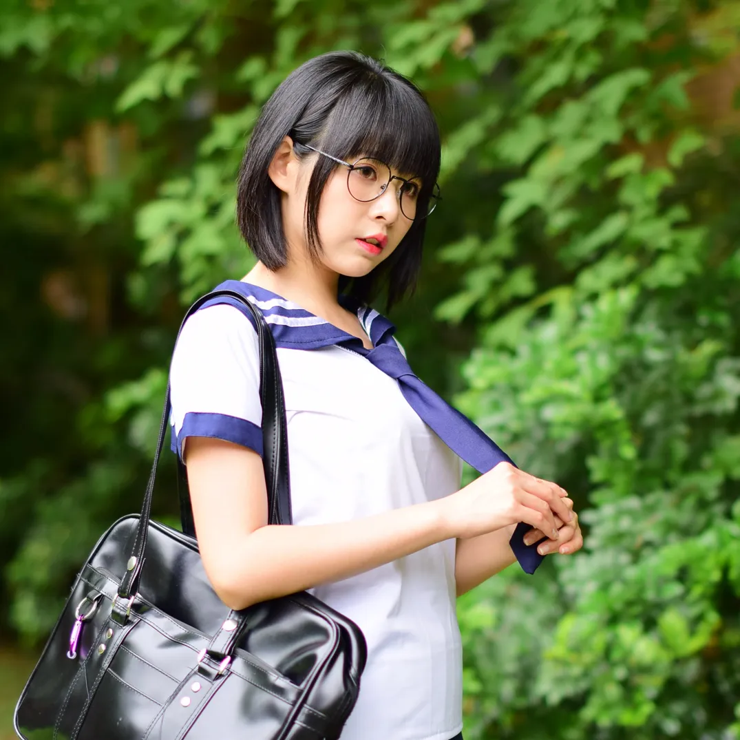 [Mzsock] NO.171 Hailin student uniform street photography#[73P]-1