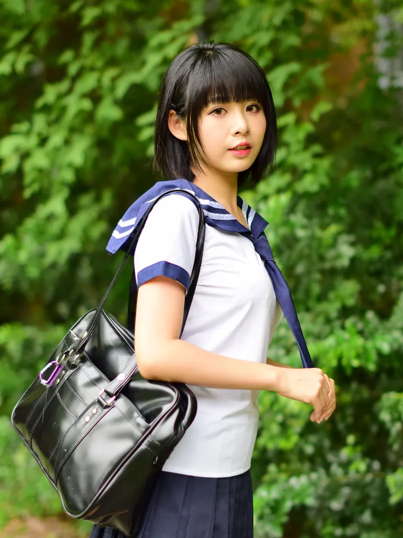 [Mzsock] NO.171 Hailin student uniform street photography#[73P]-5