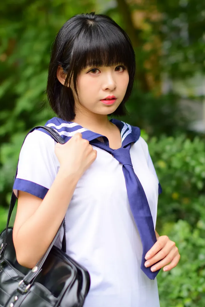 [Mzsock] NO.171 Hailin student uniform street photography#[73P]-10