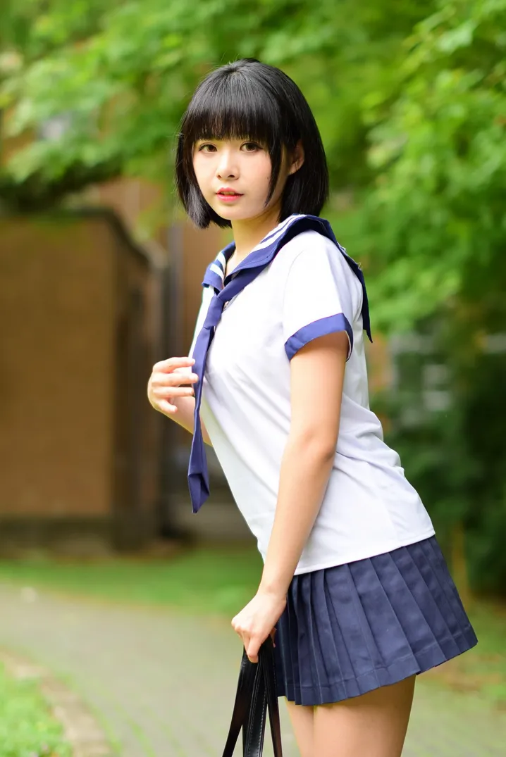 [Mzsock] NO.171 Hailin student uniform street photography#[73P]-2