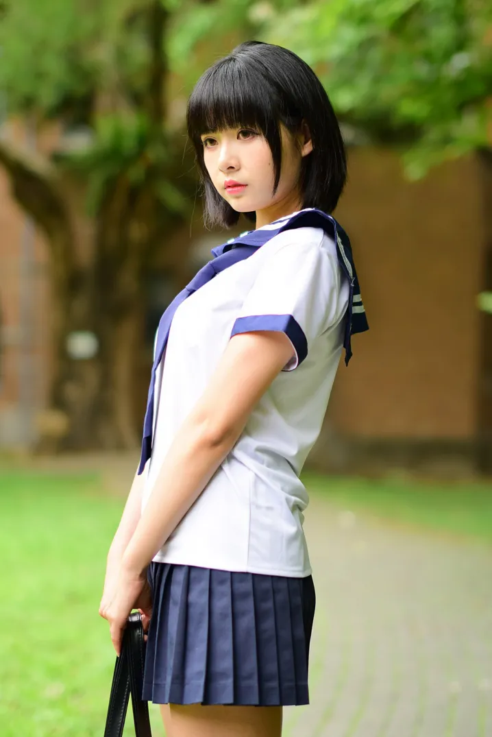 [Mzsock] NO.171 Hailin student uniform street photography#[73P]-4