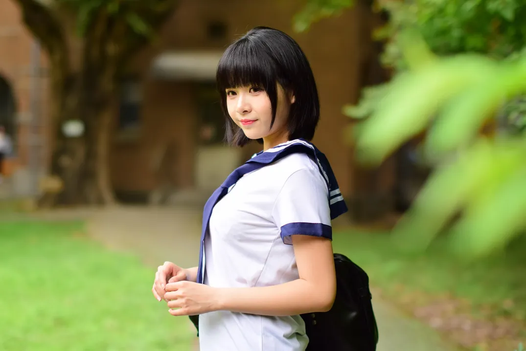 [Mzsock] NO.171 Hailin student uniform street photography#[73P]-6