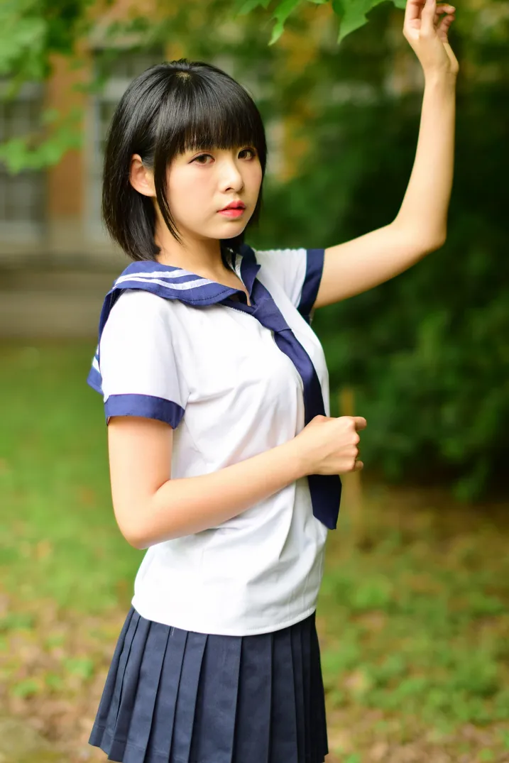 [Mzsock] NO.171 Hailin student uniform street photography#[73P]-1