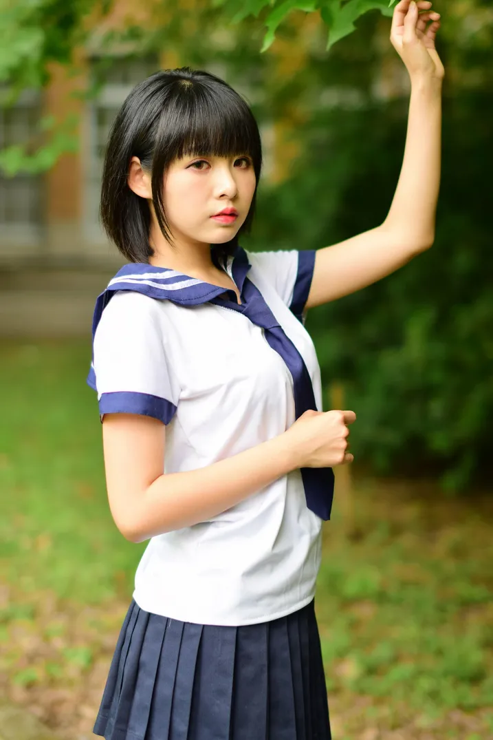 [Mzsock] NO.171 Hailin student uniform street photography#[73P]-2