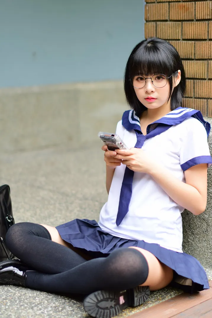 [Mzsock] NO.171 Hailin student uniform street photography#[73P]-6