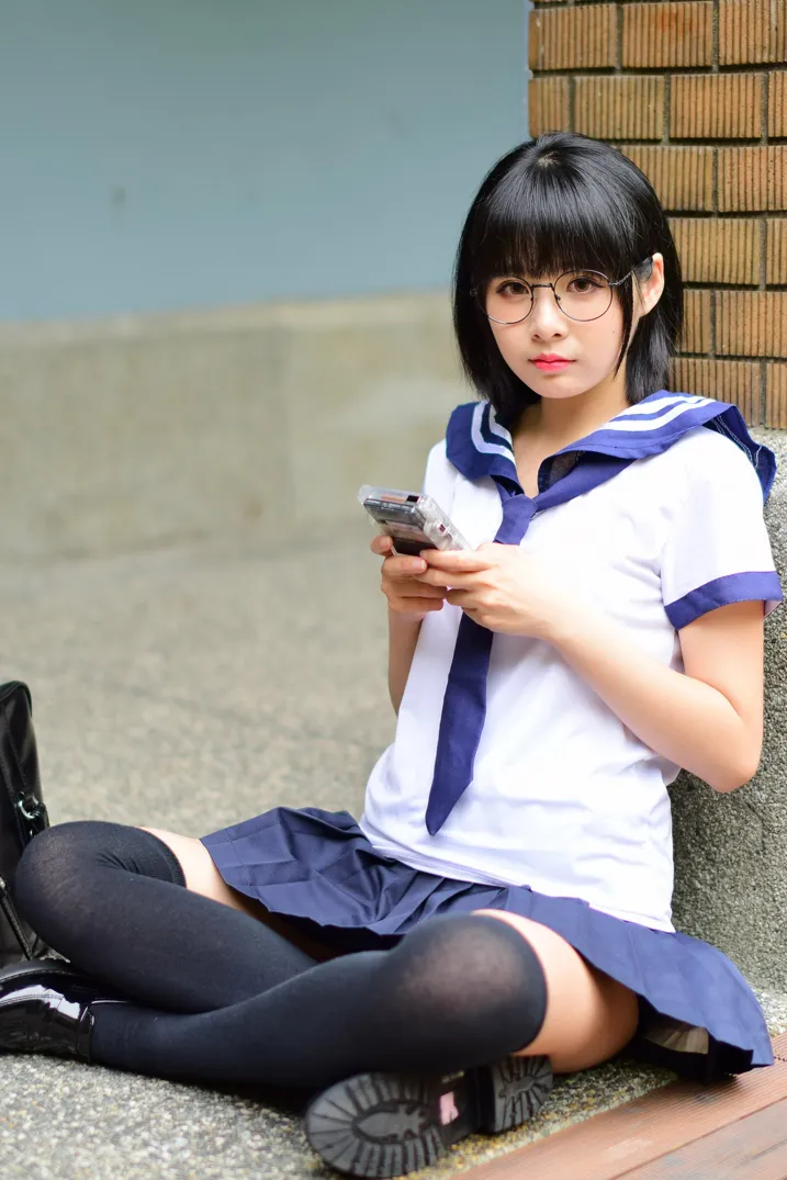 [Mzsock] NO.171 Hailin student uniform street photography#[73P]-7