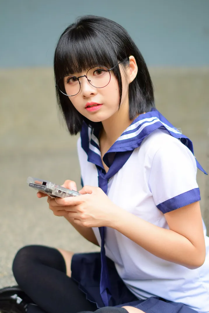 [Mzsock] NO.171 Hailin student uniform street photography#[73P]-10