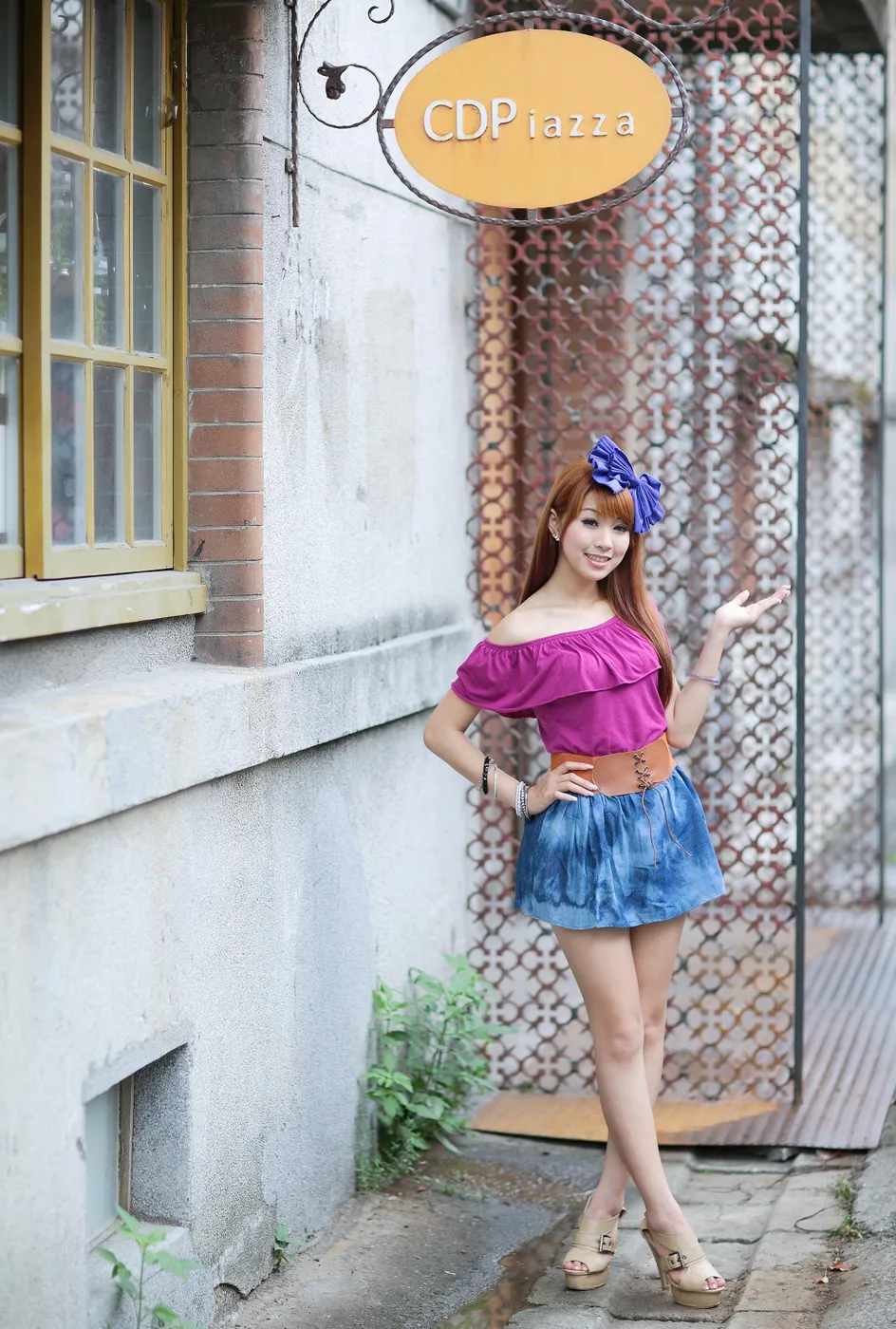 [Mzsock] NO.206 Xiaowen short skirt with cool and beautiful legs street photography#[52P]-10