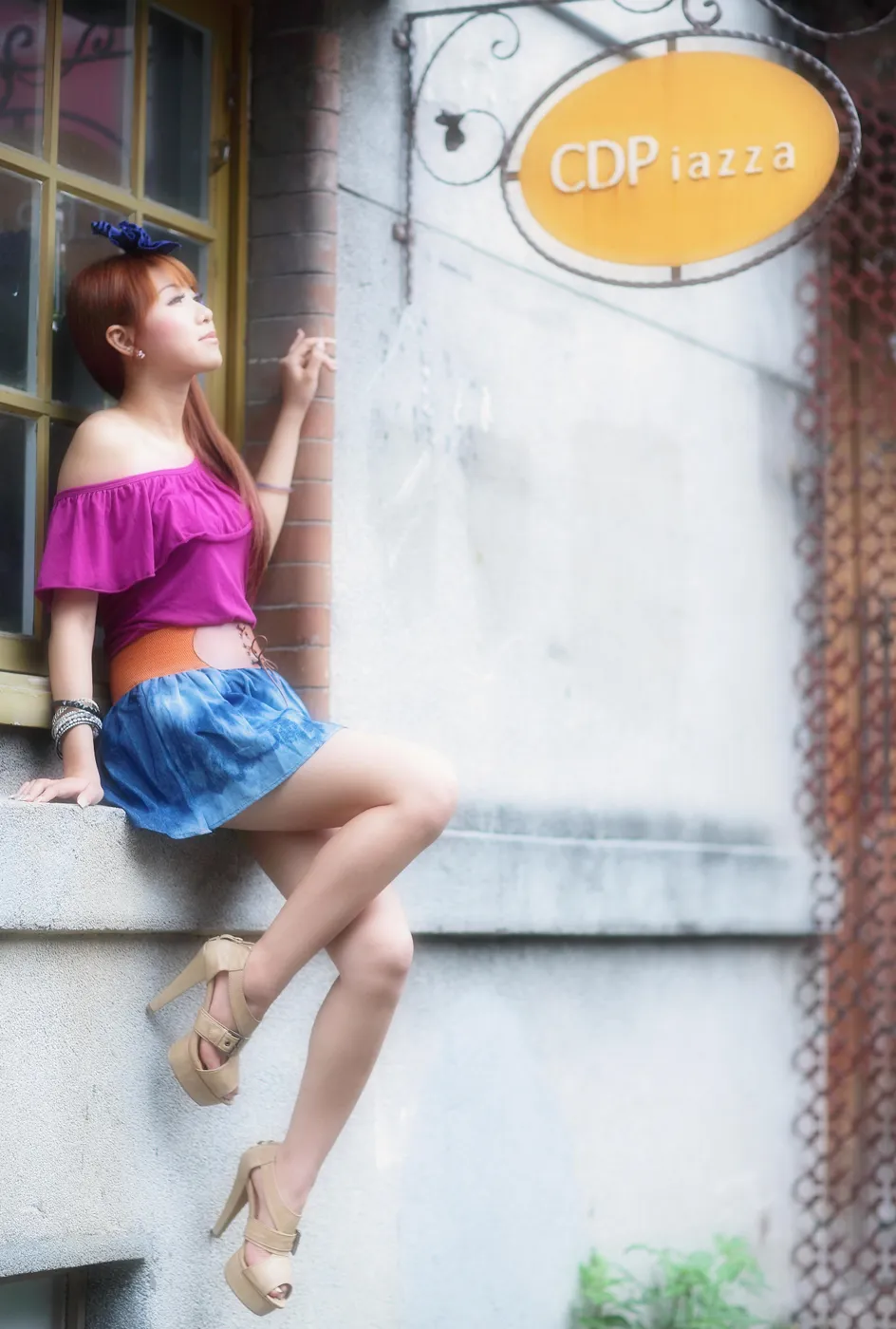 [Mzsock] NO.206 Xiaowen short skirt with cool and beautiful legs street photography#[52P]-6