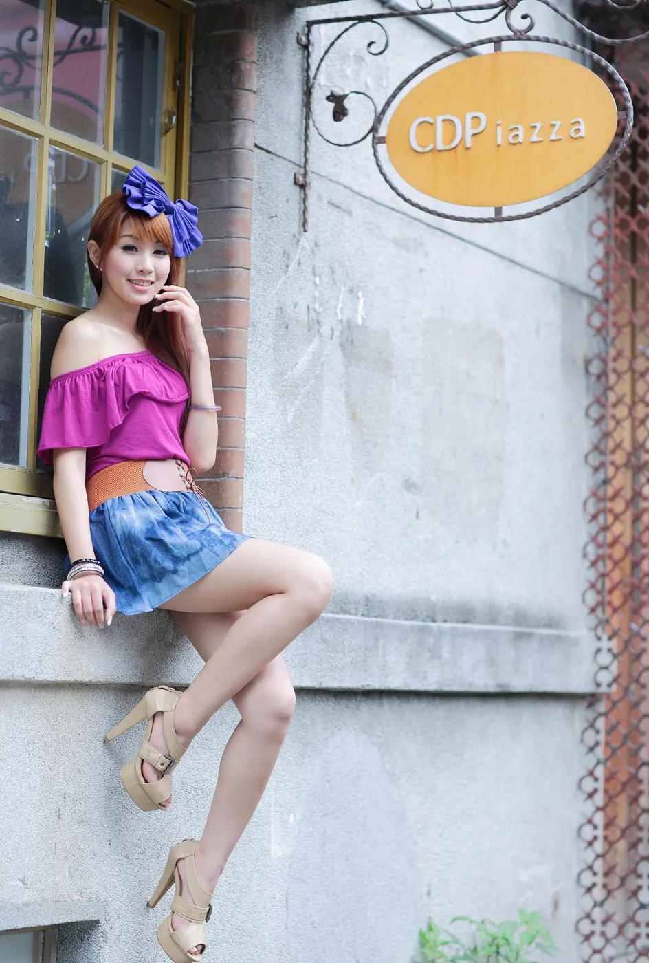 [Mzsock] NO.206 Xiaowen short skirt with cool and beautiful legs street photography#[52P]-7