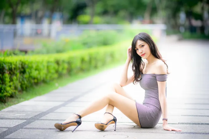 [Mzsock] NO.045 Bao Stockings and High Heels Beautiful Legs Outdoor Shot street photography#[79P]-10