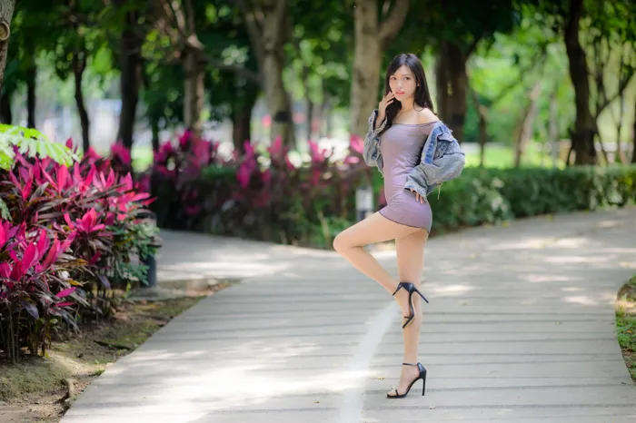 [Mzsock] NO.045 Bao Stockings and High Heels Beautiful Legs Outdoor Shot street photography#[79P]-5