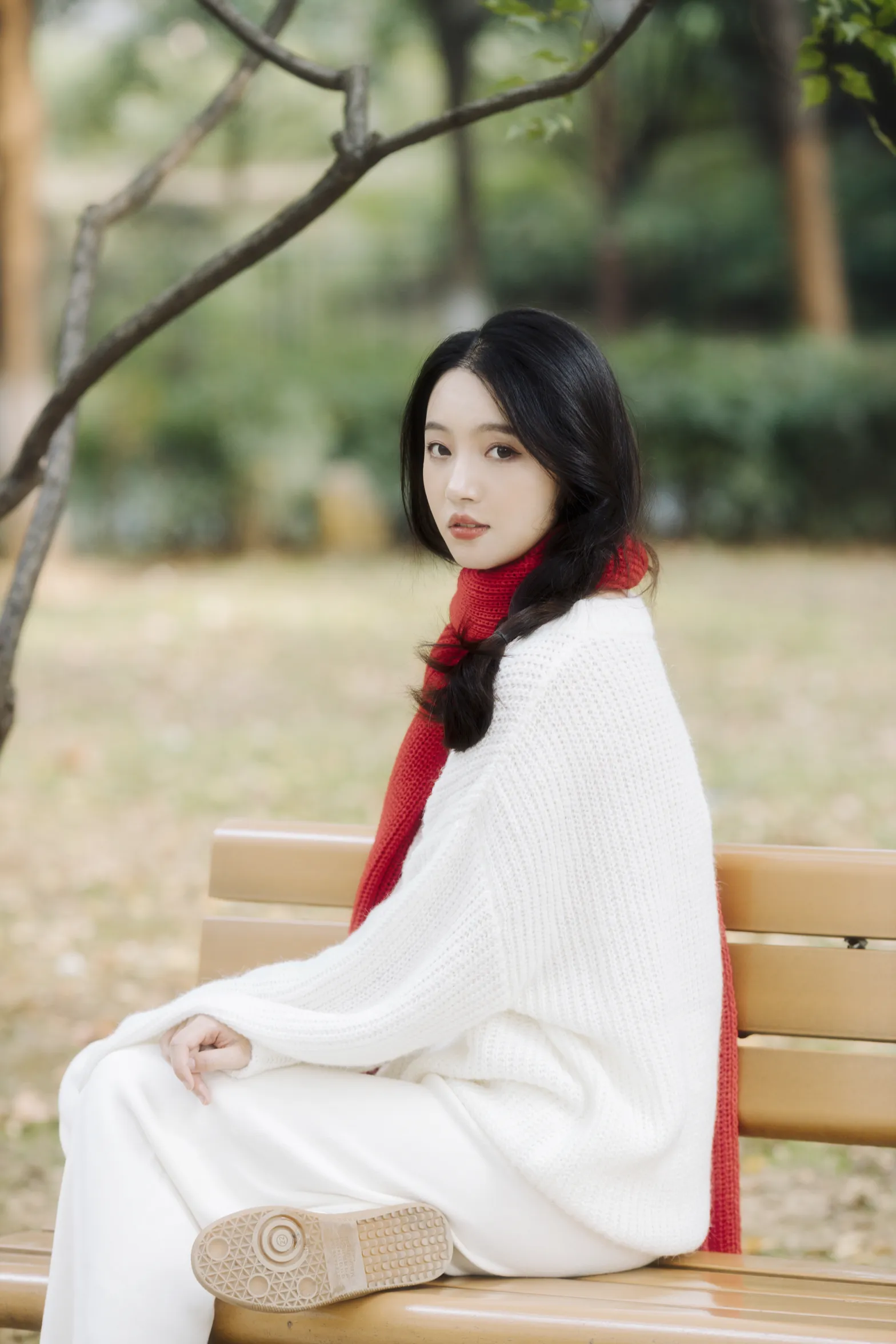 [YITUYU] 2022.12.05 Vol.2604 – Red Warm Winter ghost beard#[46P]-8