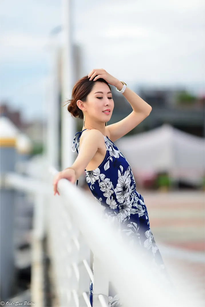 [Mzsock] NO.196 Zhao Tingting dress with cool and high legs street photography#[105P]-4