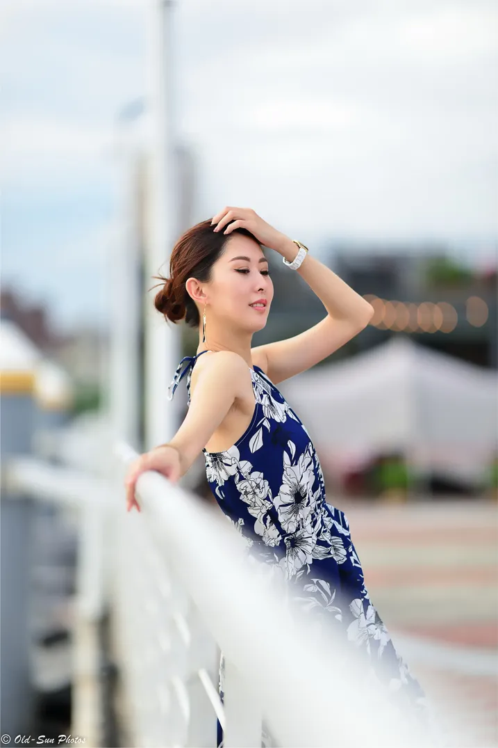 [Mzsock] NO.196 Zhao Tingting dress with cool and high legs street photography#[105P]-5