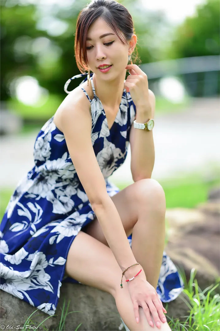 [Mzsock] NO.196 Zhao Tingting dress with cool and high legs street photography#[105P]-3