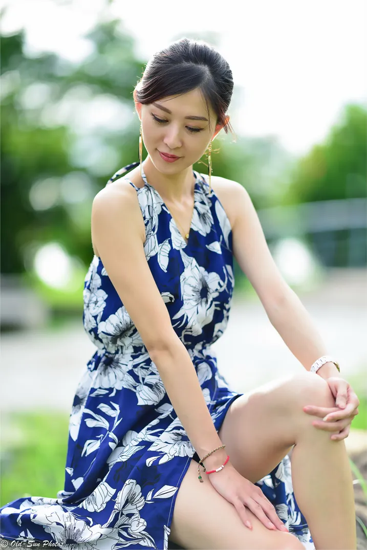 [Mzsock] NO.196 Zhao Tingting dress with cool and high legs street photography#[105P]-6