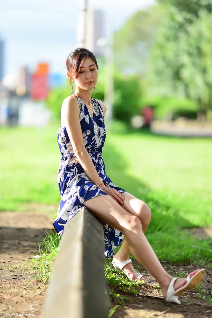 [Mzsock] NO.196 Zhao Tingting dress with cool and high legs street photography#[105P]-5