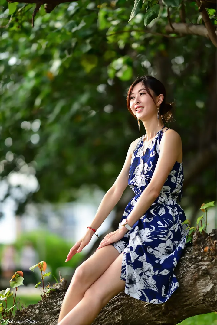 [Mzsock] NO.196 Zhao Tingting dress with cool and high legs street photography#[105P]-3