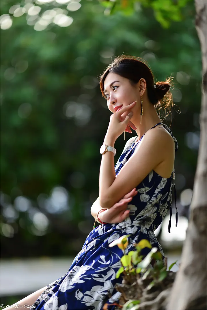 [Mzsock] NO.196 Zhao Tingting dress with cool and high legs street photography#[105P]-9