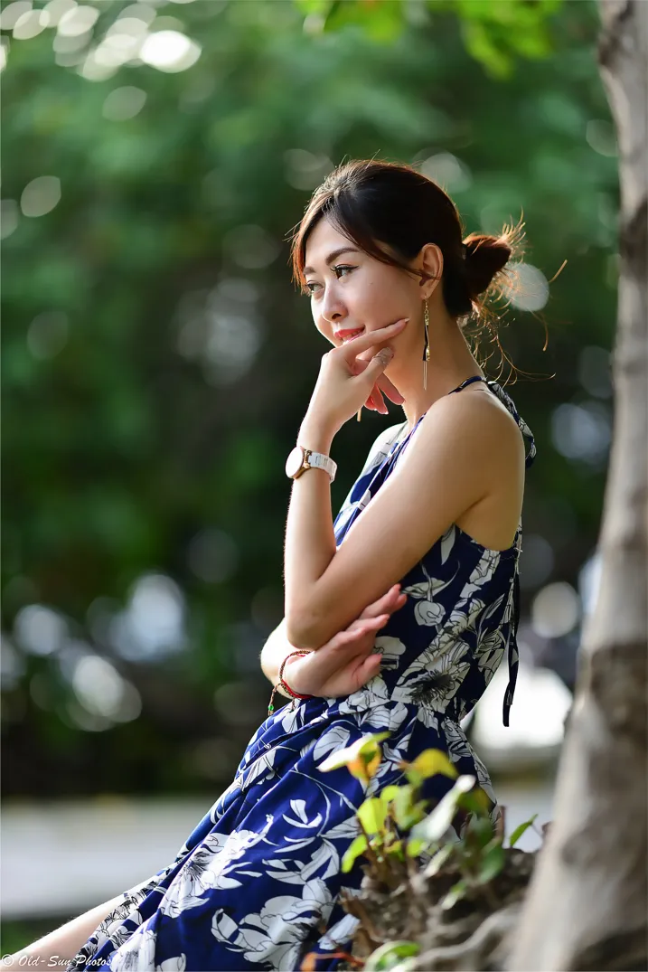 [Mzsock] NO.196 Zhao Tingting dress with cool and high legs street photography#[105P]-10