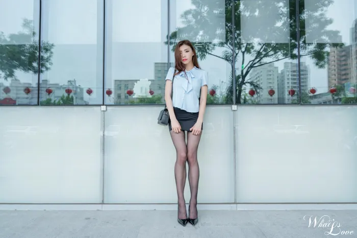 [Mzsock] NO.228 Lin Yiyi high heels and beautiful legs outdoor shot street photography#[35P]-1