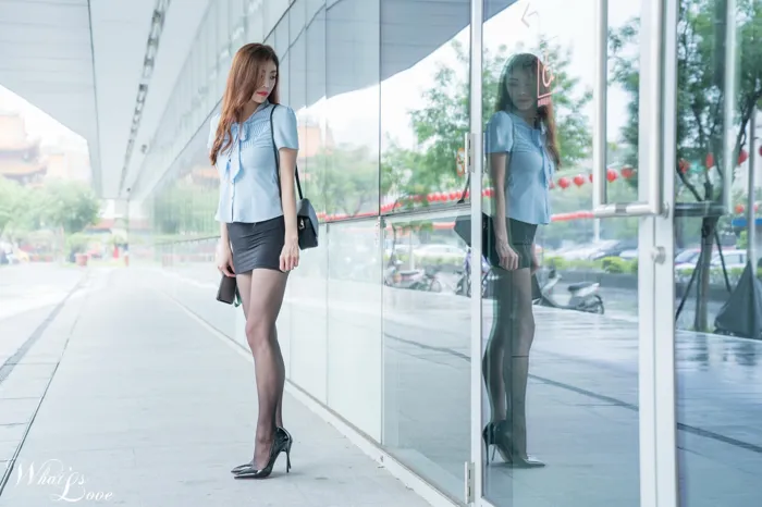 [Mzsock] NO.228 Lin Yiyi high heels and beautiful legs outdoor shot street photography#[35P]-6