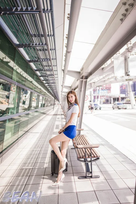 [Mzsock] NO.219 Jin Yunqiao, Taichung High Speed Rail, high heels and beautiful legs, outdoor shot street photography#[81P]-1