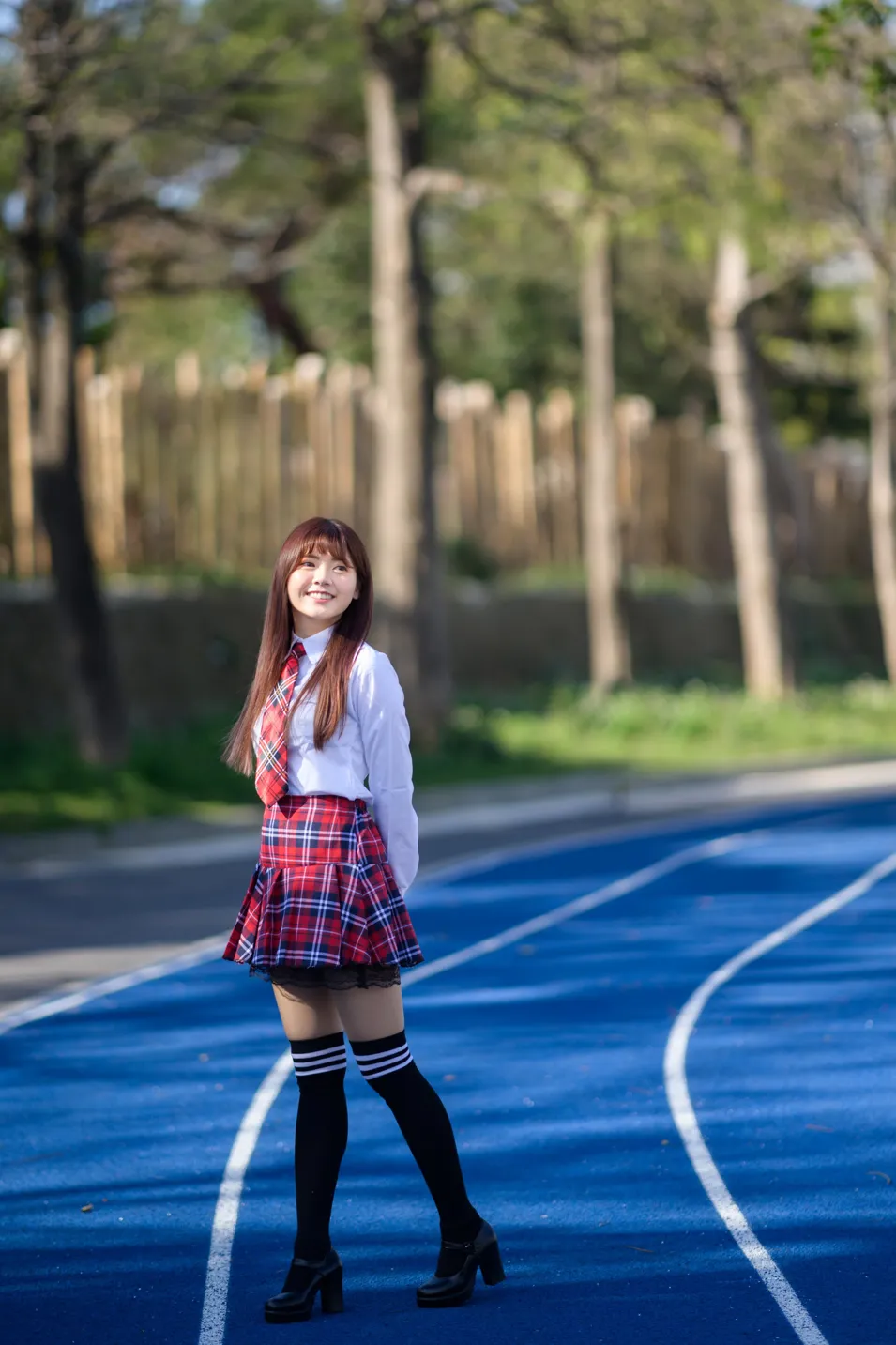 [Mzsock] NO.233 Student uniform high heels street photography#[105P]-3